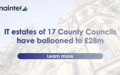 IT estates of 17 County Councils have ballooned to £28m, a Freedom of Information request from Maintel has revealed