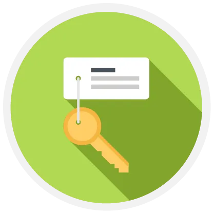 social housing key icon