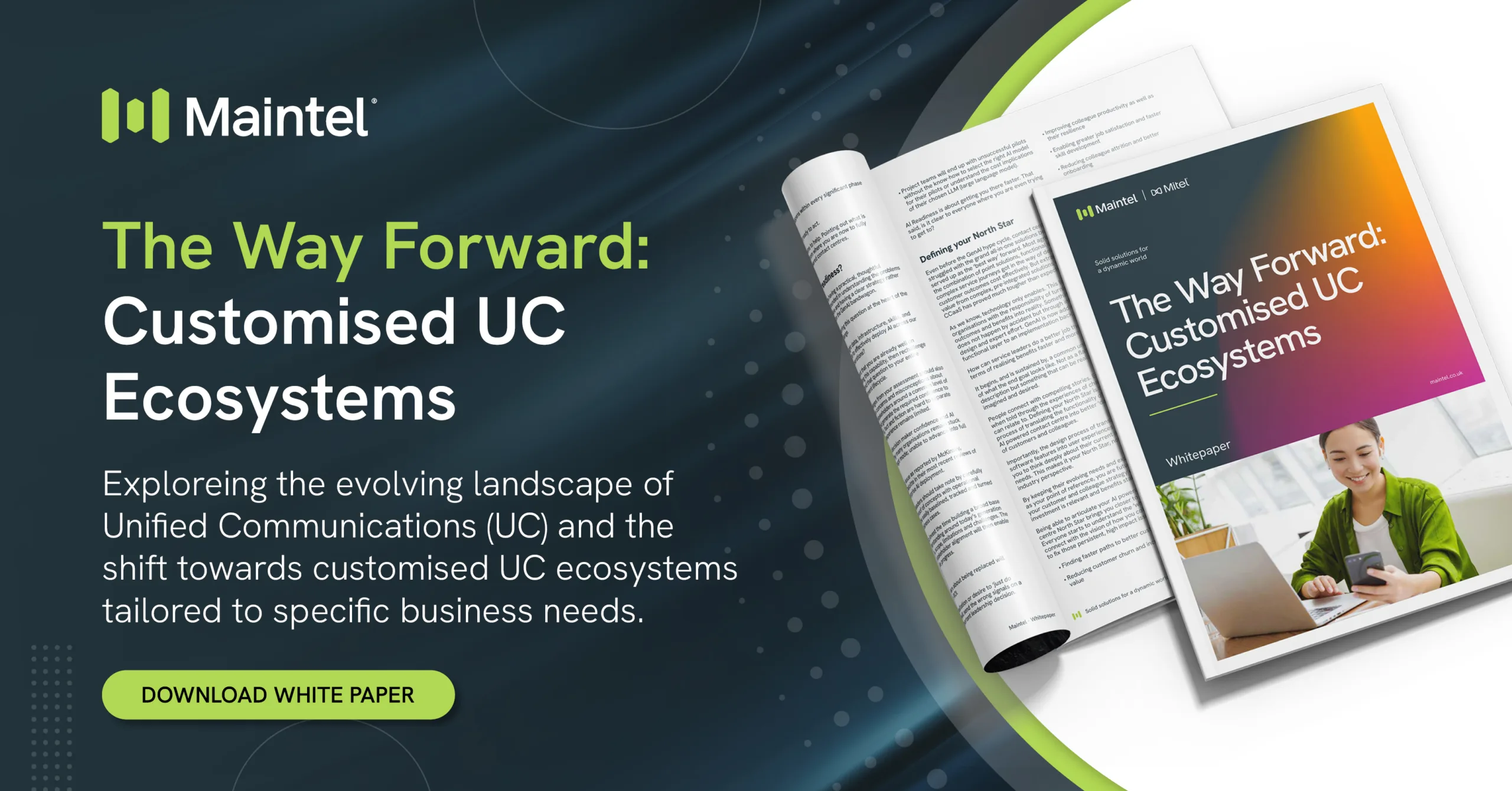 Maintel - The way forward - Linkedin The way forward whitepaper tile